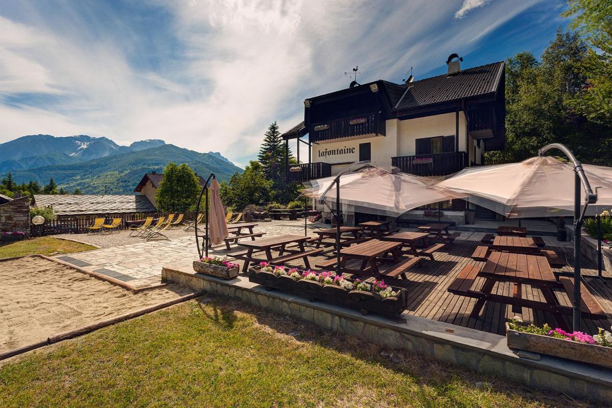 Hotel La Fontaine Oulx Dış mekan fotoğraf
